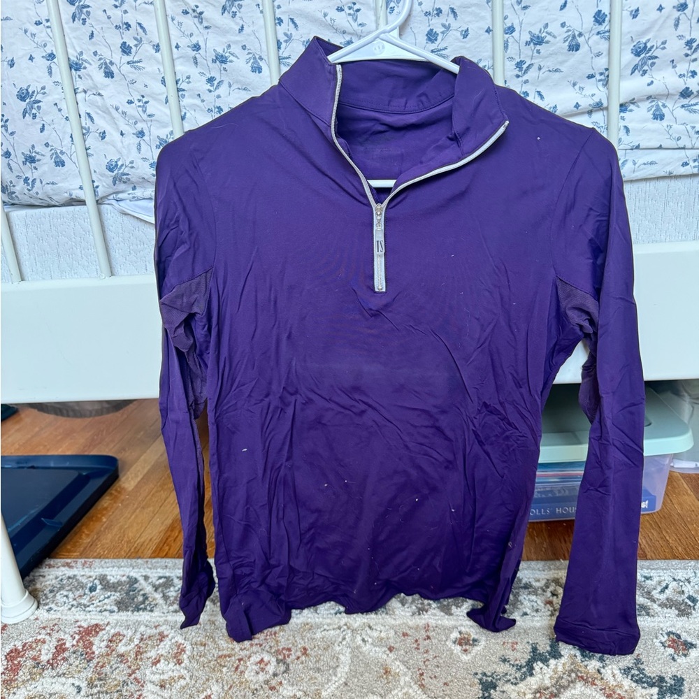 The Tailored Sportsman Purple Long Sleeve Top